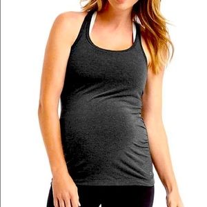 Gap Fit black racer back tank top